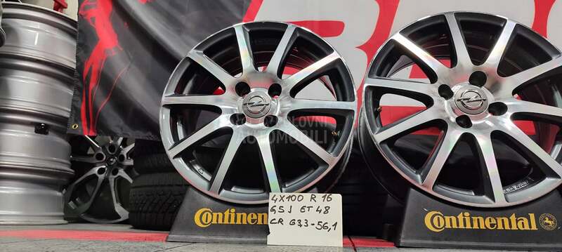 Aluminijumske felne  16" 4 x 100