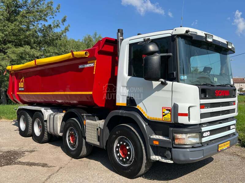 Scania P124 8x4 kiper