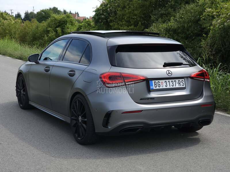 Mercedes Benz A 200 black AMG
