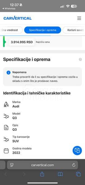 Audi Q3 SPORTBACK 4X4 S LINE