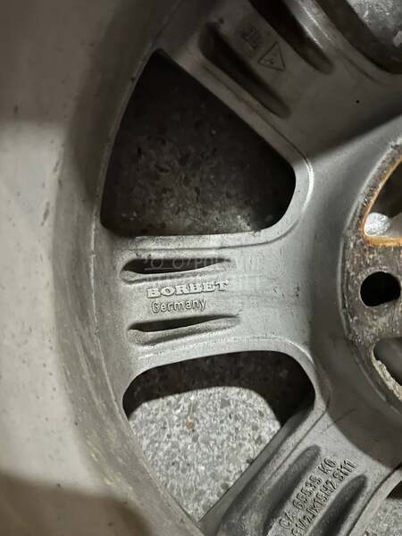 Aluminijumske felne BORBET vw audi 15" 5 x 112
