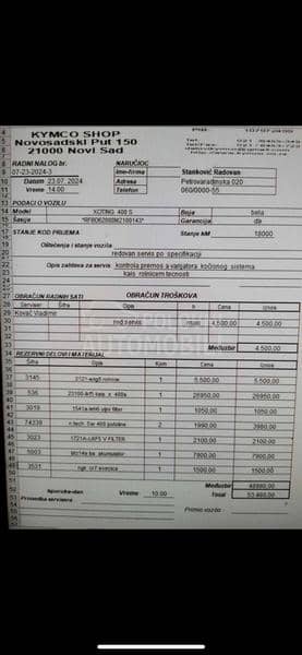 Kymco X citing S 400