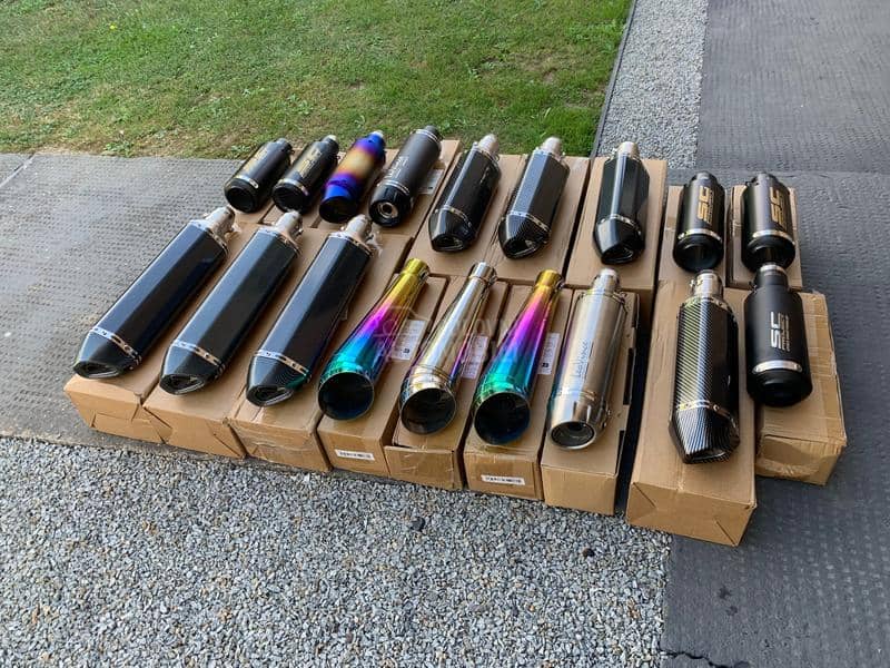 Auspusi razni novi nekorisceni