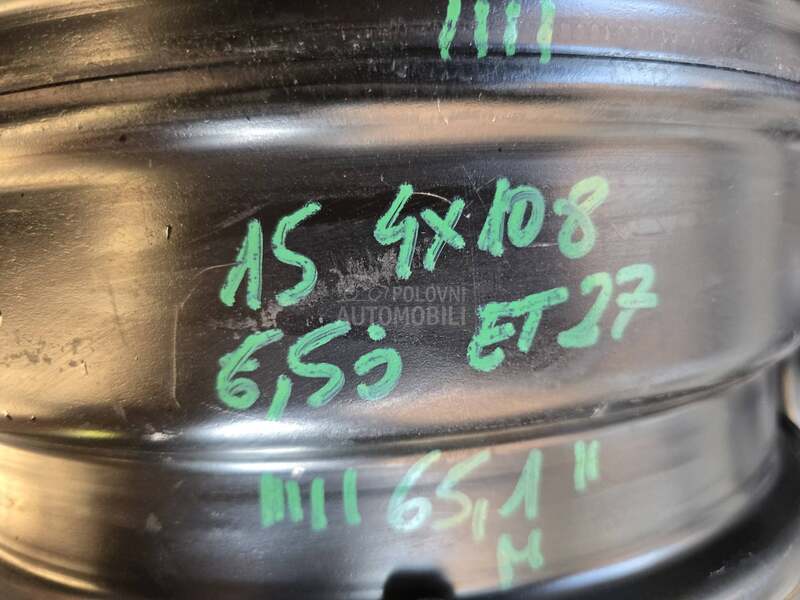 Čelične felne pezo 15" 4 x 108
