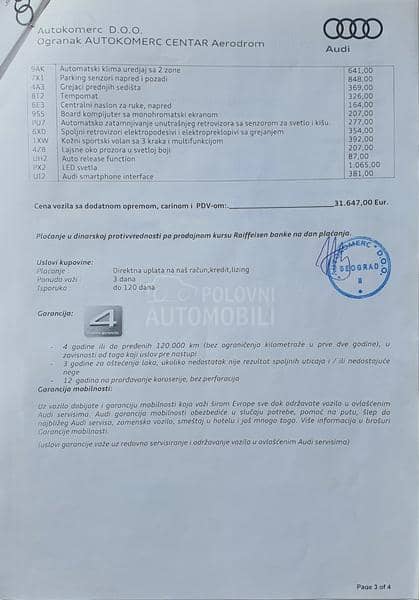 Audi A3 TDI/STRONIC/MATRIX