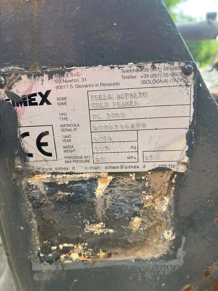 Glodalica za Asfalt SIMEX