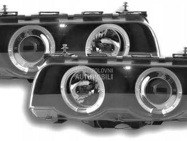Farovi Angel Eyes Crni E38 za BMW 750, 725, 728 ...