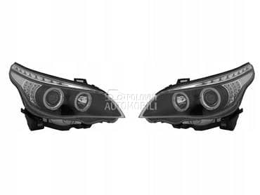 Farovi Angel Eyes Crni E60 E61 za BMW 518, 520, 523 ...