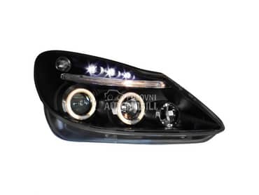 Farovi Angel Eyes Crni za Opel Corsa D