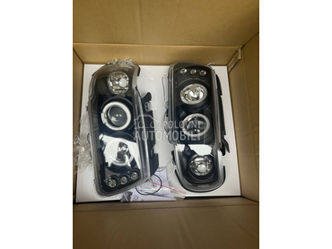 Farovi Angel Eyes Crni 9N za Volkswagen Polo