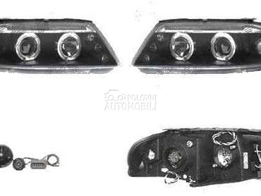 Farovi Angel Eyes Crni za Volkswagen Passat B5.5