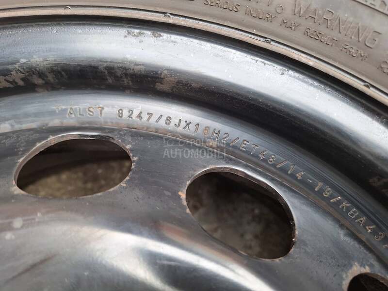 Čelične felne  16" 5 x 112