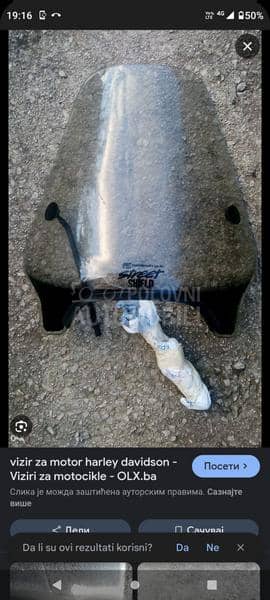 Harley davidson vizir