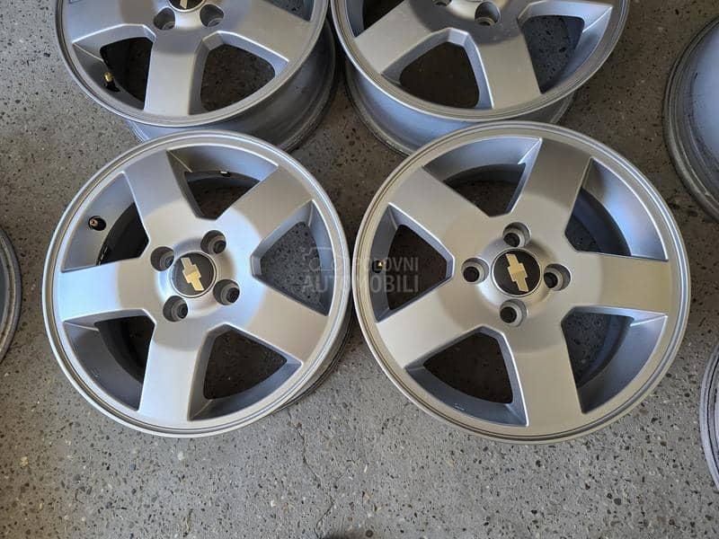 Aluminijumske felne opel , chevrolet 15" 4 x 100