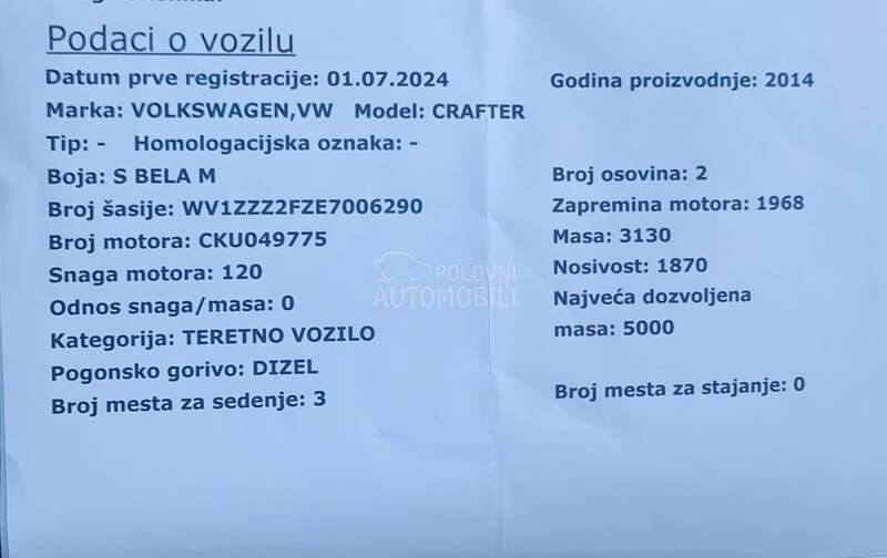 Volkswagen Crafter
