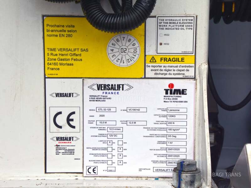 Renault VERSALIFT 125 SA STOPAMA