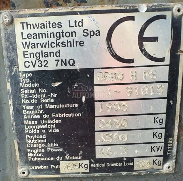 Thwaites AD800H