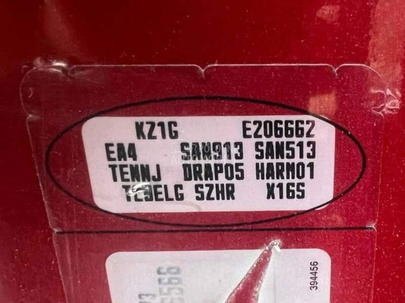 Vrata gepeka bordo TENNJ karavan