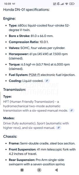 Honda DN 01