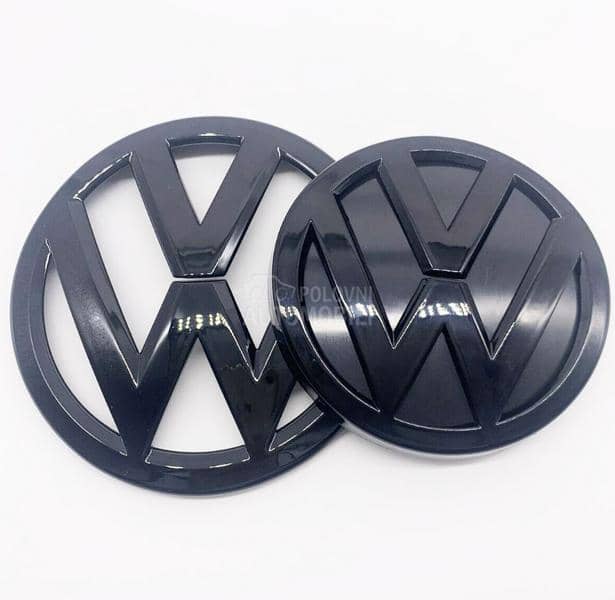 Crni znakovi prednji zadnji