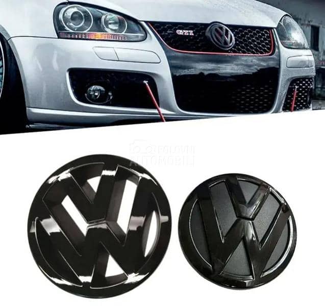 Crni znakovi prednji zadnji