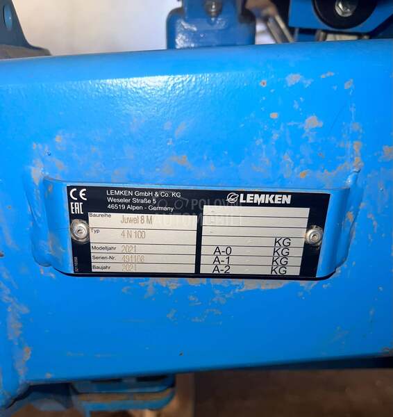 Lemken Juwel 8M 4N100 NOV
