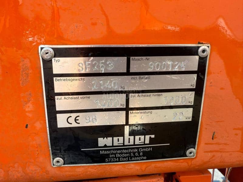 Weber SF253 glodalica za asfalt