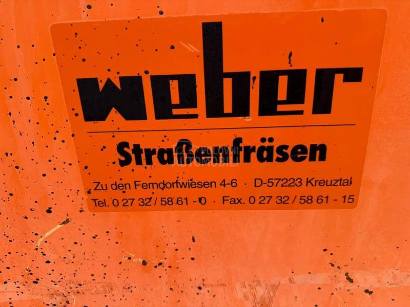 Weber SF253 glodalica za asfalt