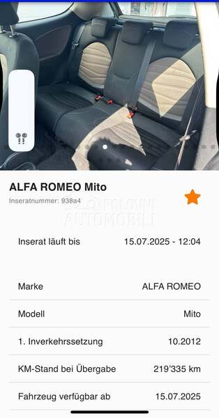 Alfa Romeo MiTo T.O.P  C.E.N.A