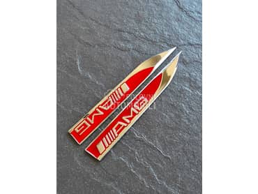 AMG crvene bocne spic oznake za Mercedes Benz Ostalo