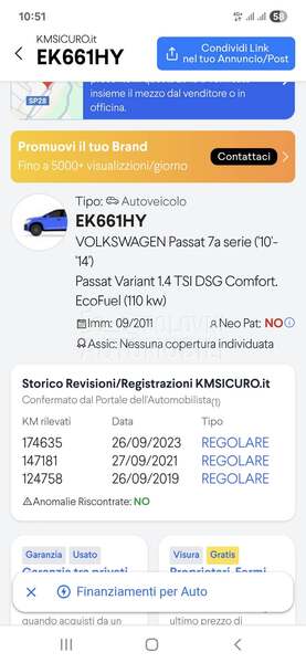 Volkswagen Passat B7 1.4TSI,DSG,METAN