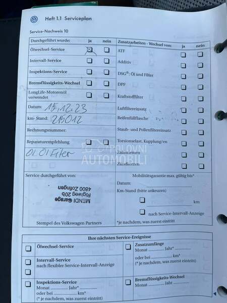 Volkswagen Golf 5 1.9 TDI CH