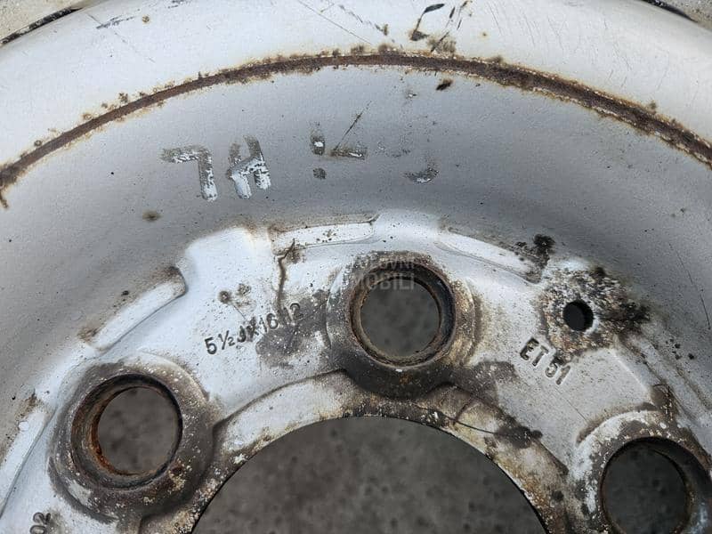 Čelične felne  16" 6 x 130