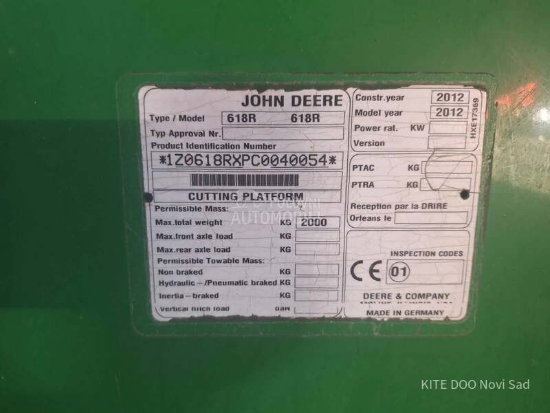 John Deere W540 i