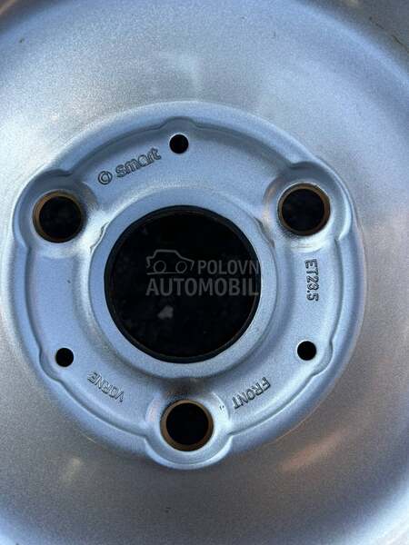 Čelične felne Smart ForTwo 15" 3 x 112
