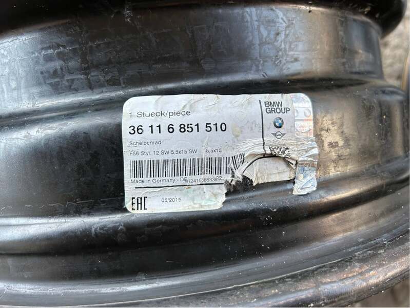 Čelične felne Mini 15" 5 x 112