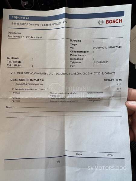Volvo V40 2.0d 120 D2