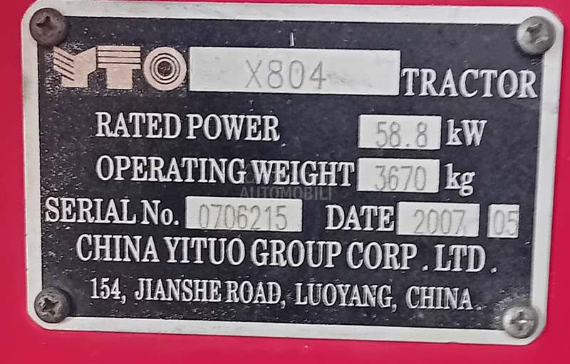 YTO x 804