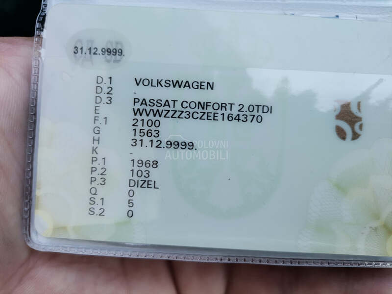 Volkswagen Passat B7 2.0 TDI