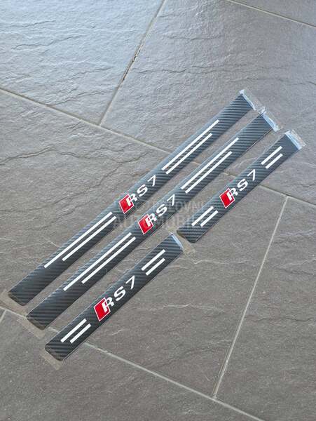 RS7 karbon nalepnice pragova