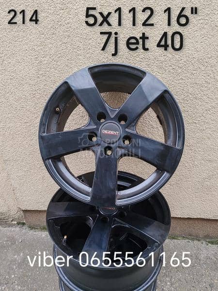 Aluminijumske felne  16" 5 x 112