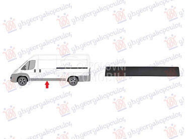 LAJSNA KLIZNIH VRATA CRNA (... za Fiat Ostalo od 2014. do 2020. god.