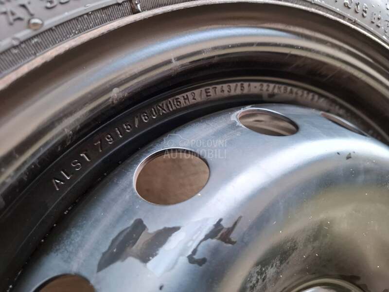Čelične felne  15" 4 x 100