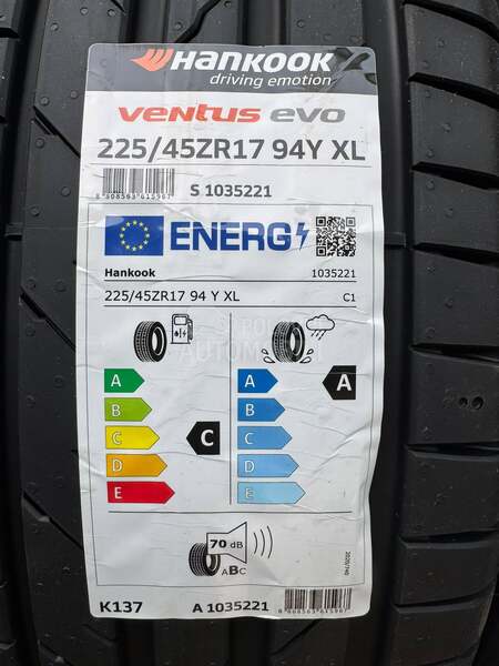 Hankook 225/45 R17 Letnja