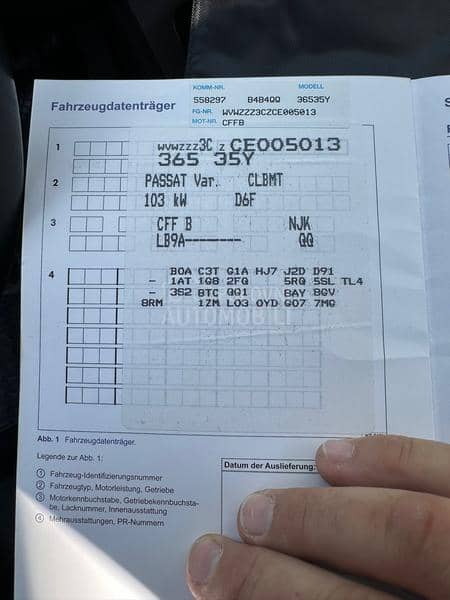 Volkswagen Passat B7 2.0 TDI