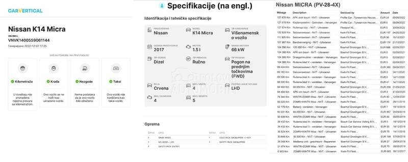 Nissan Micra 1.5 DCI Tekna Cold