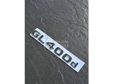 GL400d hrom siva oznaka gepeka za Mercedes Benz GL 420