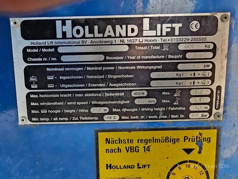 Genie Holand lift 12m