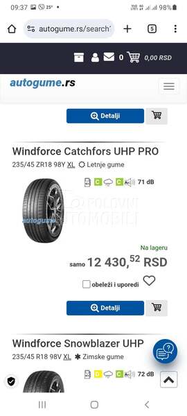 Windforce 235/45 R18 Letnja