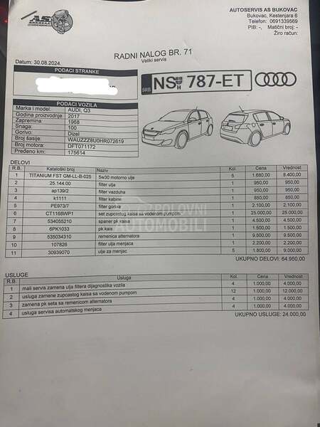 Audi Q3 2.0 TDI